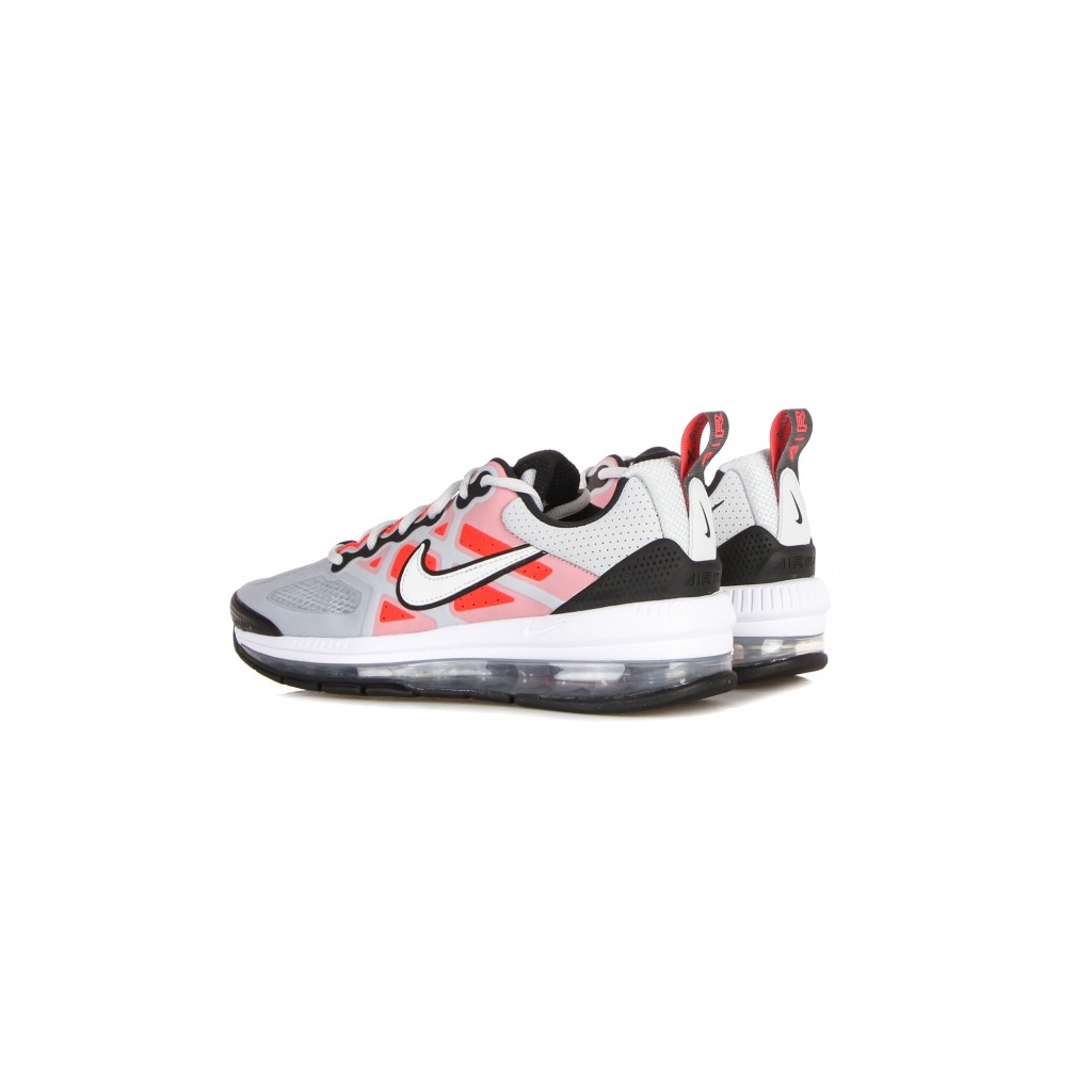 scarpa bassa uomo air max genome PURE PLATINUM WHITE BRIGHT CRIMSON BLACK