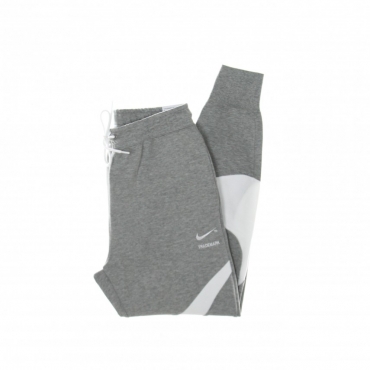 pantalone tuta leggero uomo swoosh tech fleece pant DK GREY HEATHER/WHITE/WHITE