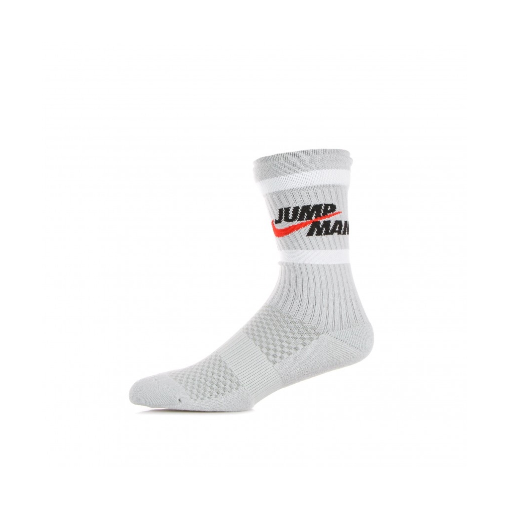 calza media uomo legacy crew GREY FOG/WHITE/CHILE RED