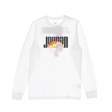 maglietta manica lunga uomo sport dna l/s crew WHITE/POLLEN