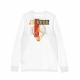 maglietta manica lunga uomo sport dna l/s crew WHITE/POLLEN