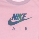 maglietta corta ragazza crop nike air tee PINK GLAZE