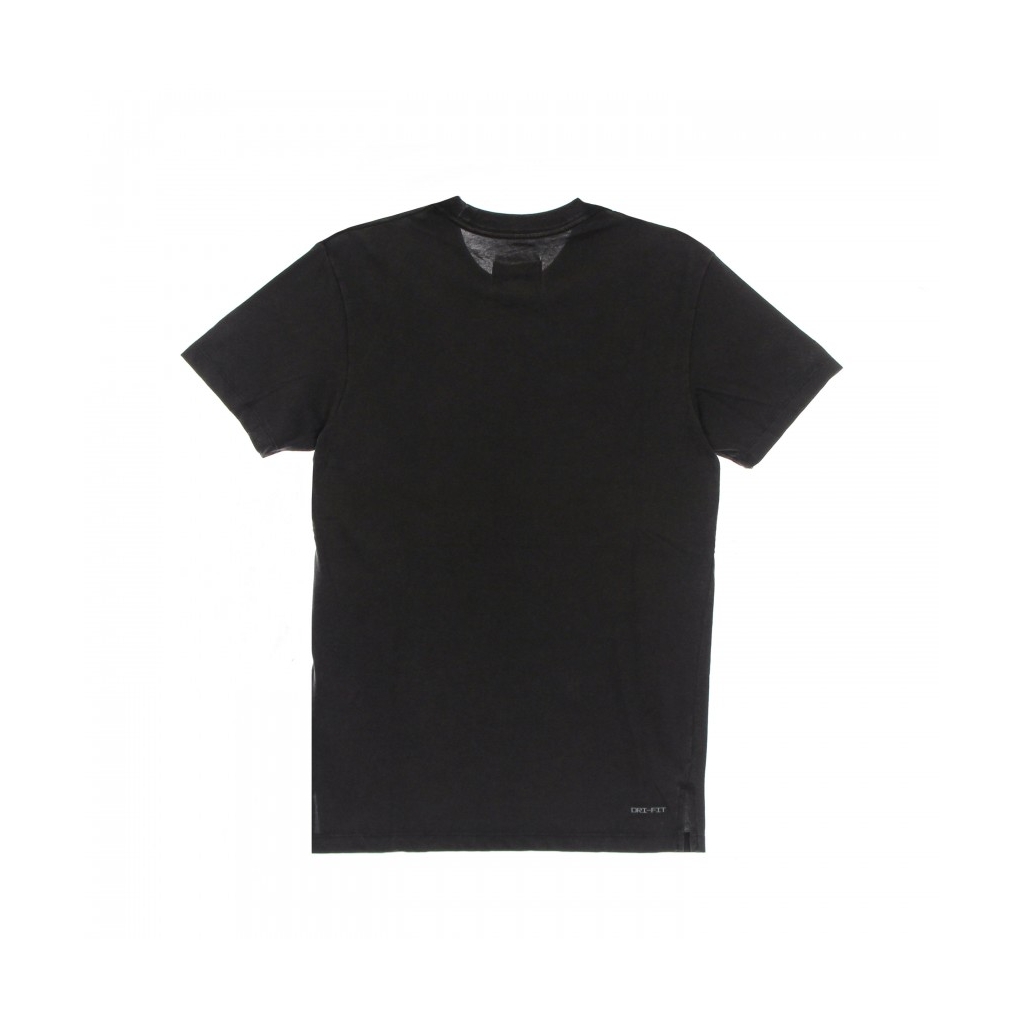 maglietta uomo dri fit air top BLACK/WHITE