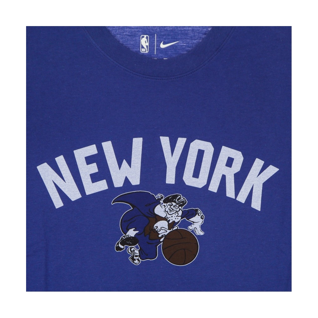 maglietta uomo nba essential year zero logo tee neykni RUSH BLUE