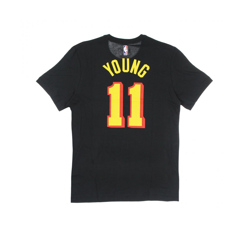 maglietta uomo nba essential statement tee no 11 trae young atlhaw BLACK