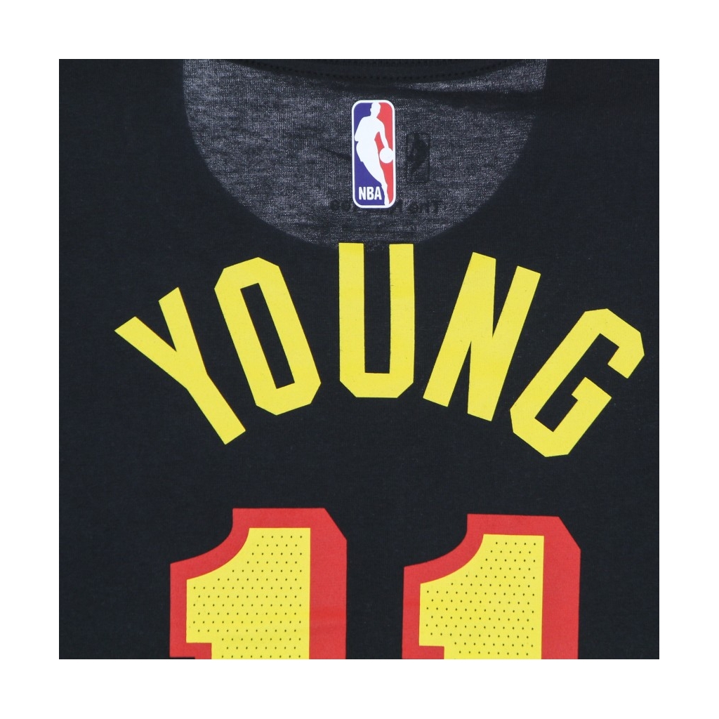 maglietta uomo nba essential statement tee no 11 trae young atlhaw BLACK