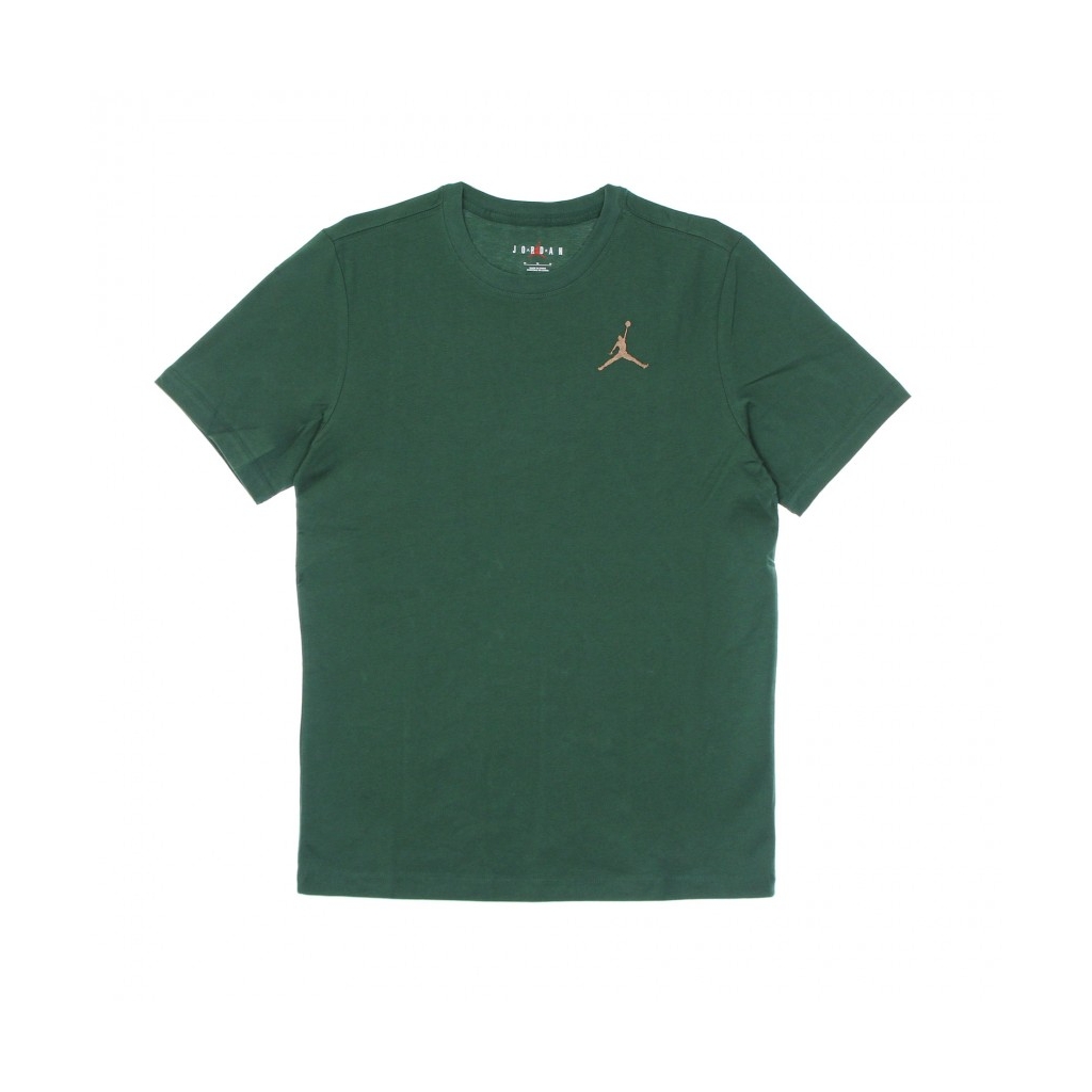 maglietta uomo jumpman embroidered tee NOBLE GREEN/ARCHAEO BROWN