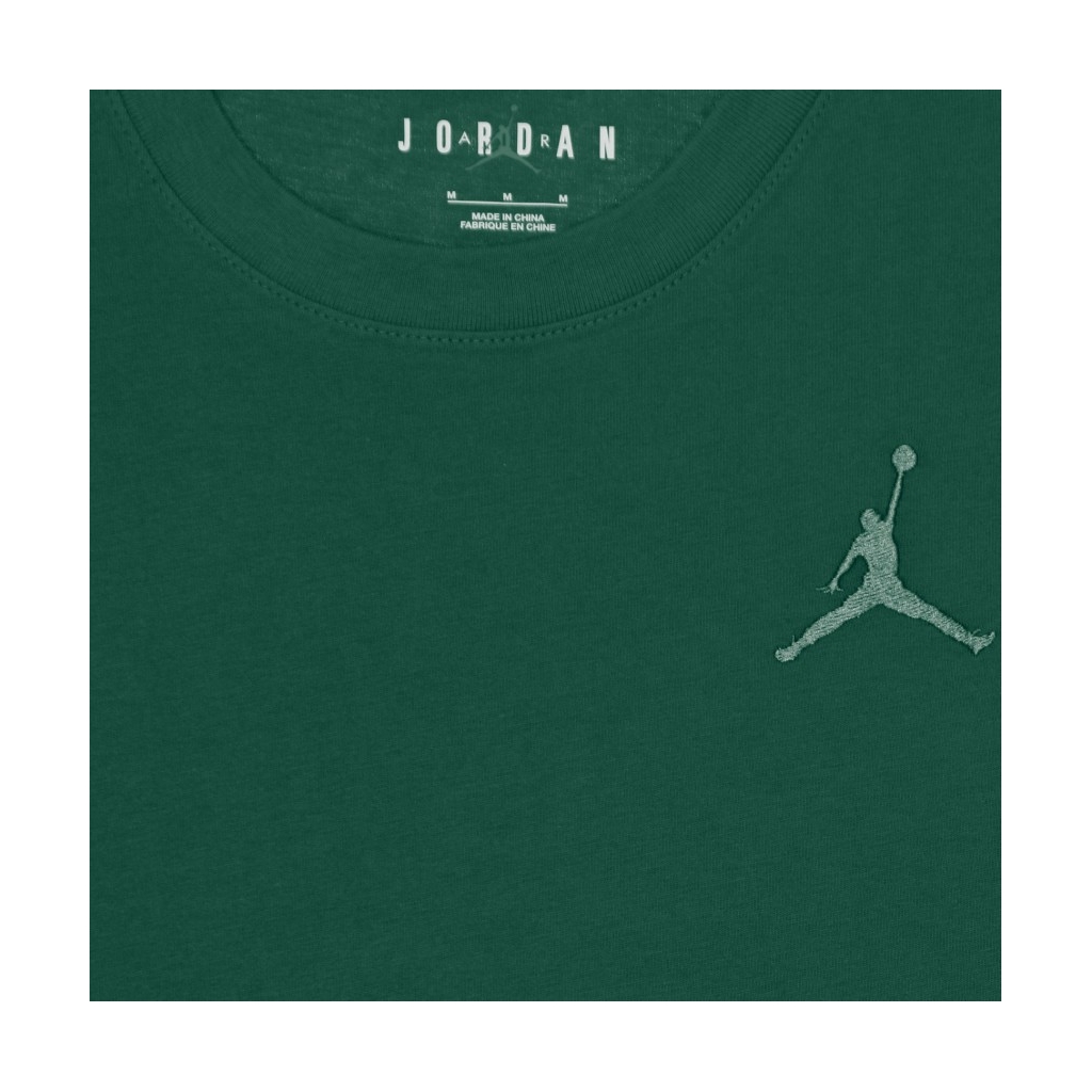 maglietta uomo jumpman embroidered tee NOBLE GREEN/ARCHAEO BROWN