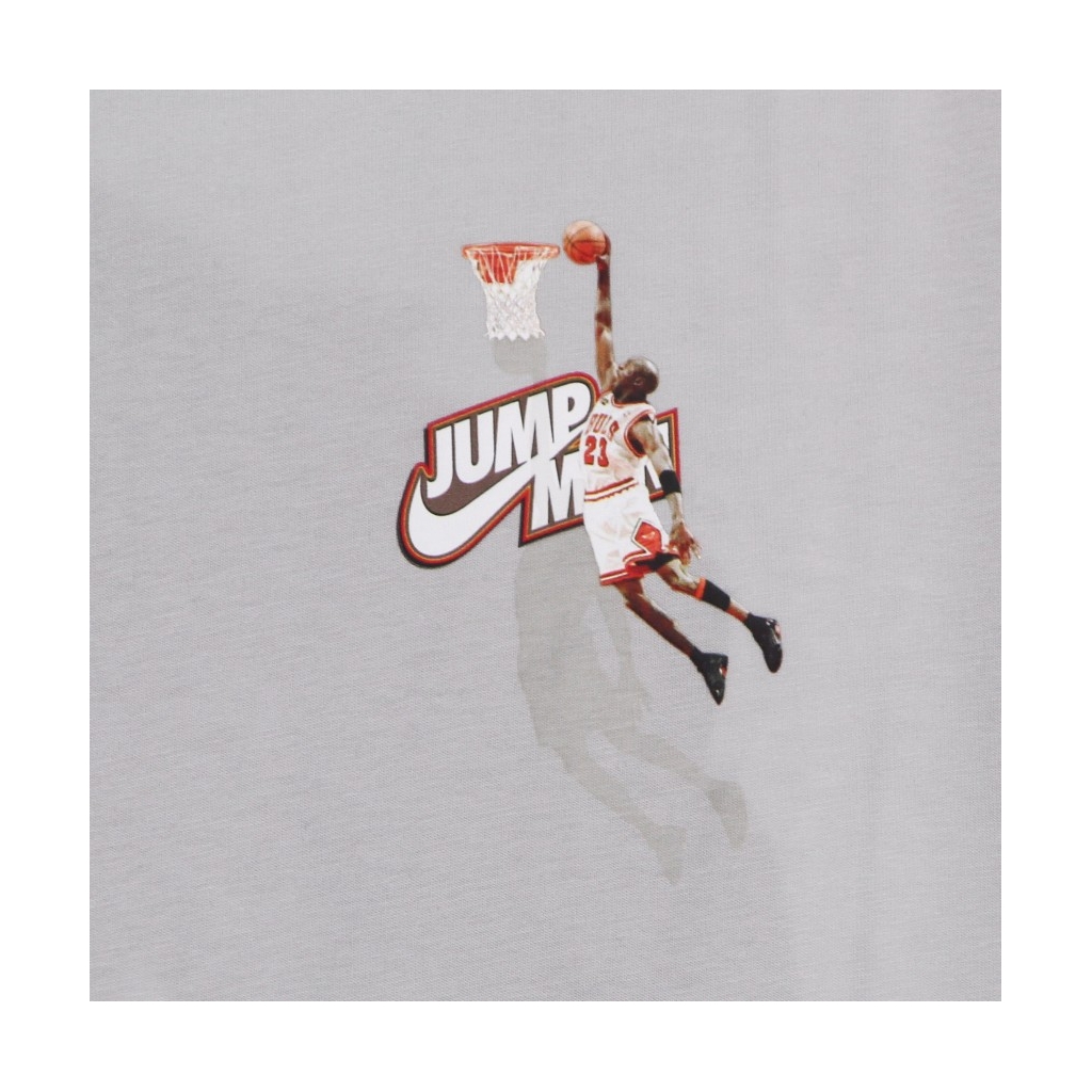 maglietta manica lunga uomo jumpman l/s tee GREY FOG/CHILE RED