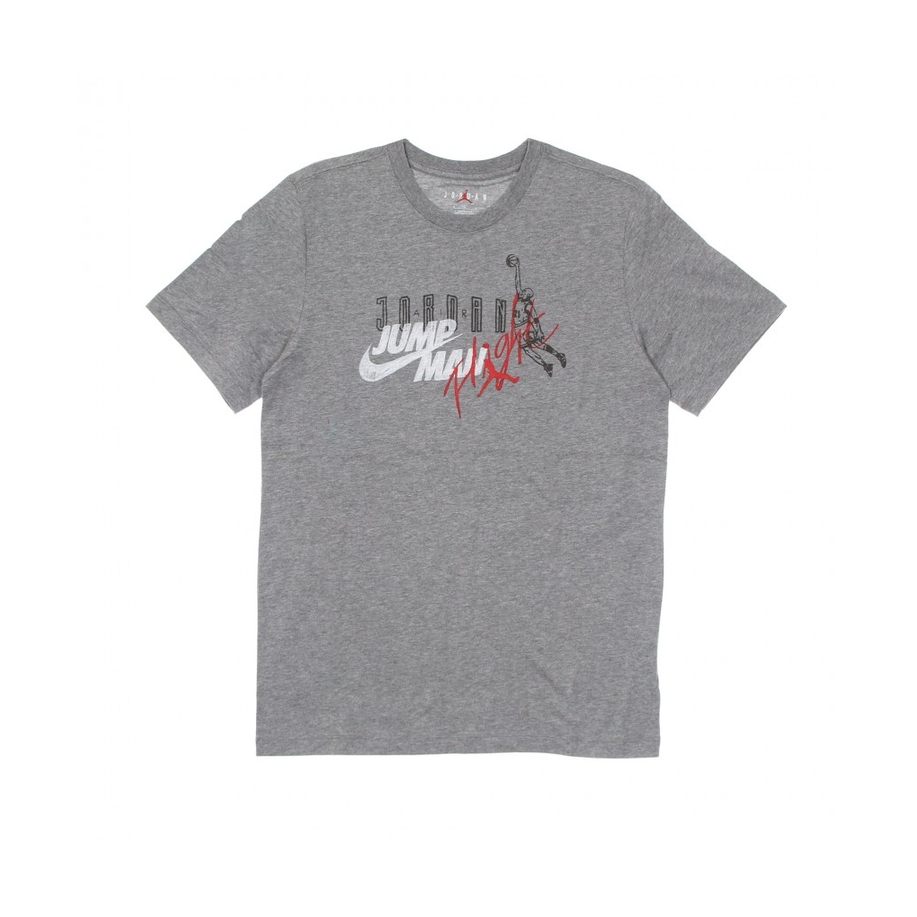 maglietta uomo brand graphic crew CARBON HEATHER