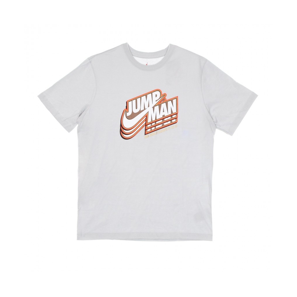 maglietta uomo jumpman gfx tee GREY FOG/METALLIC GOLD