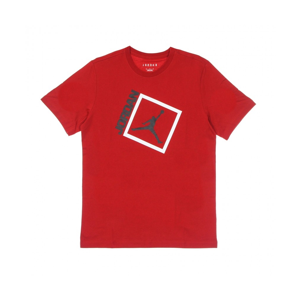 maglietta uomo jumpman box short-sleeve tee crew GYM RED/BLACK