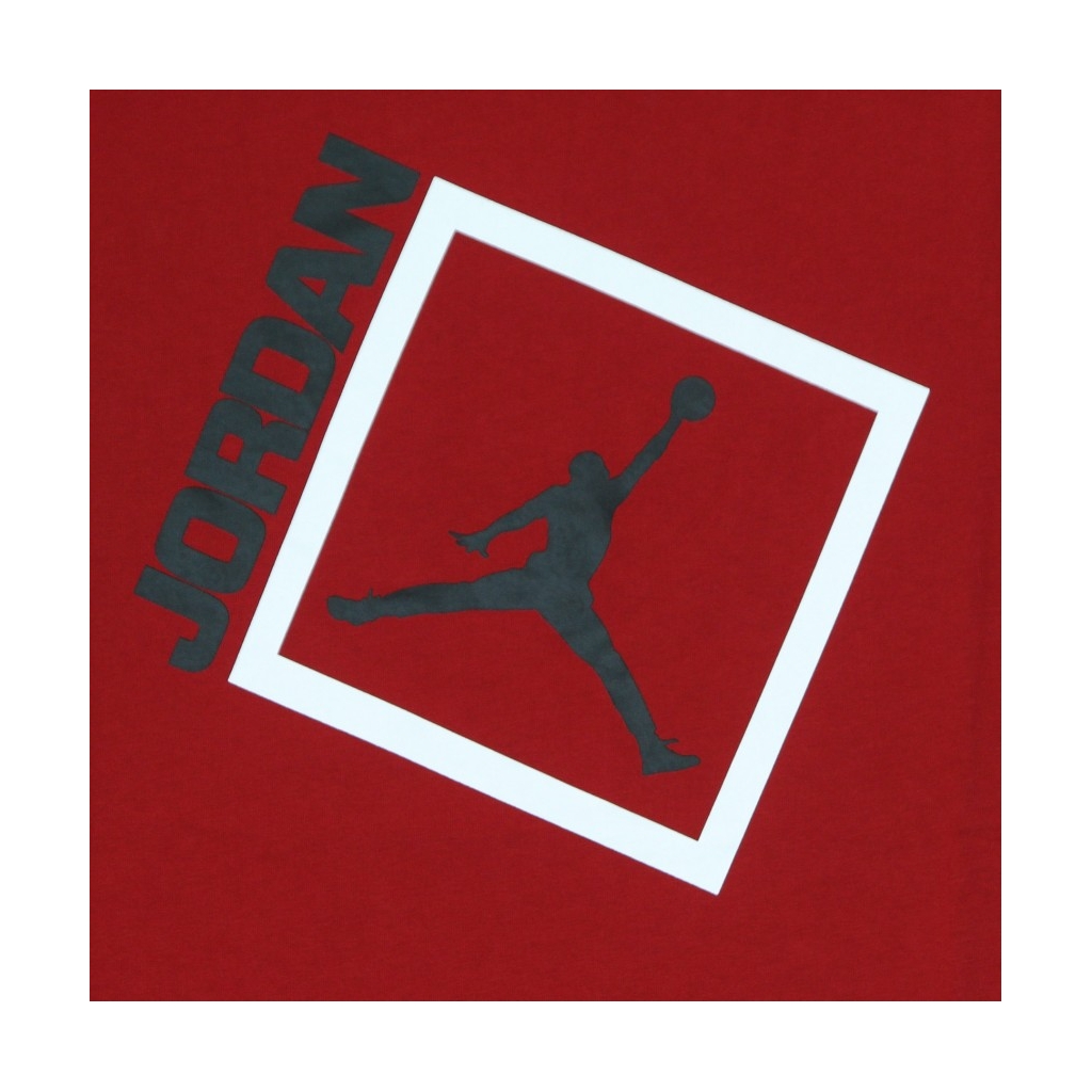 maglietta uomo jumpman box short-sleeve tee crew GYM RED/BLACK