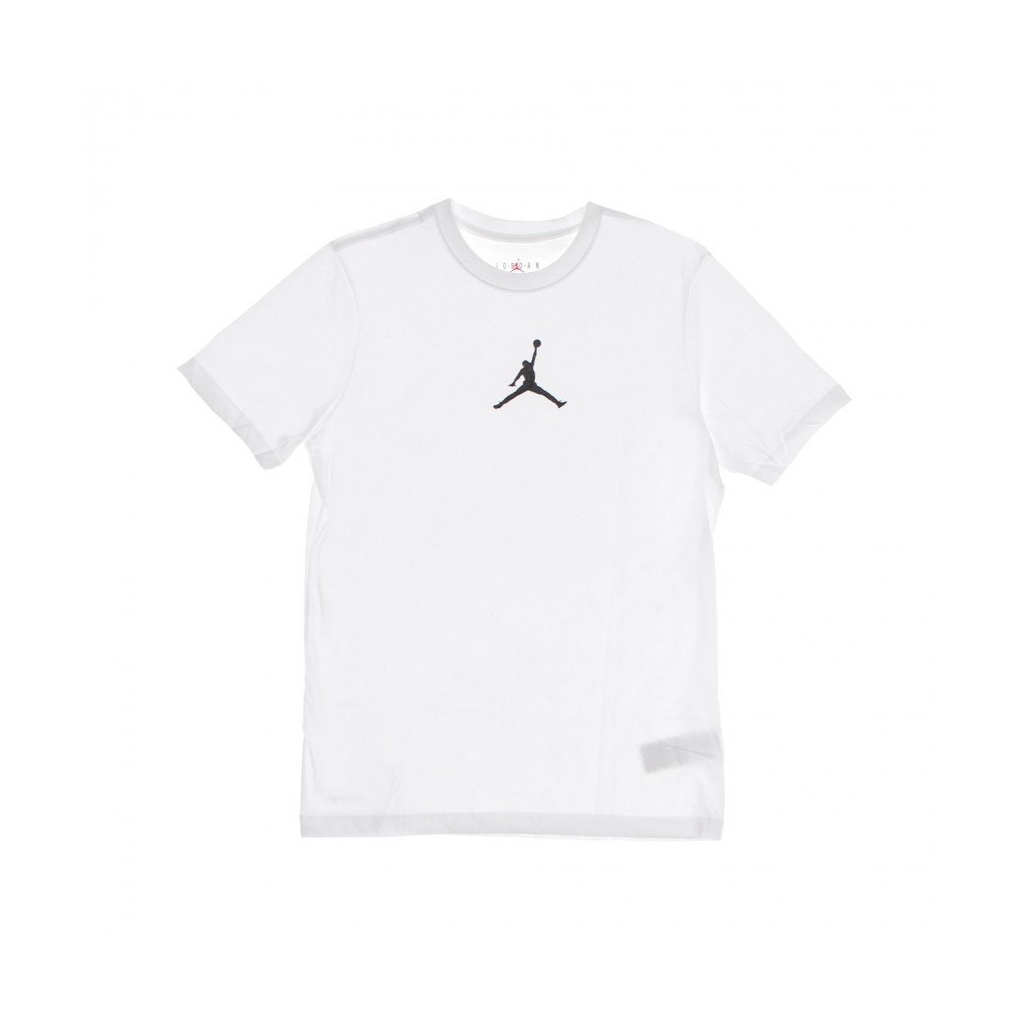 maglietta uomo m jumpman dry fit ss crew WHITE/BLACK