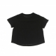 maglietta corta ragazza crop nike air tee BLACK