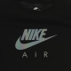 maglietta corta ragazza crop nike air tee BLACK