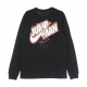 maglietta manica lunga uomo jumpman l/s tee BLACK/CHILE RED