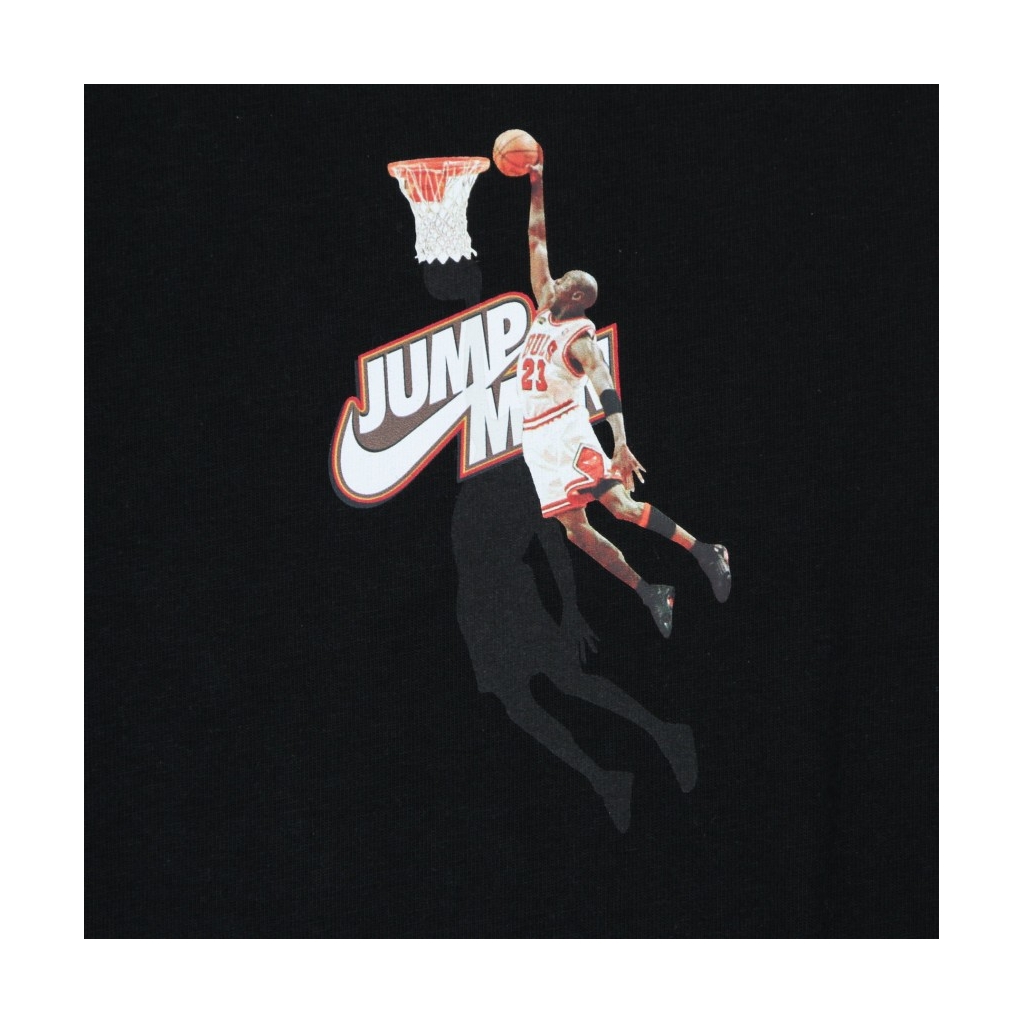 maglietta manica lunga uomo jumpman l/s tee BLACK/CHILE RED