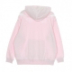 felpa cappuccio donna w swoosh fleece gfx hoodie REGAL PINK/WHITE/WHITE