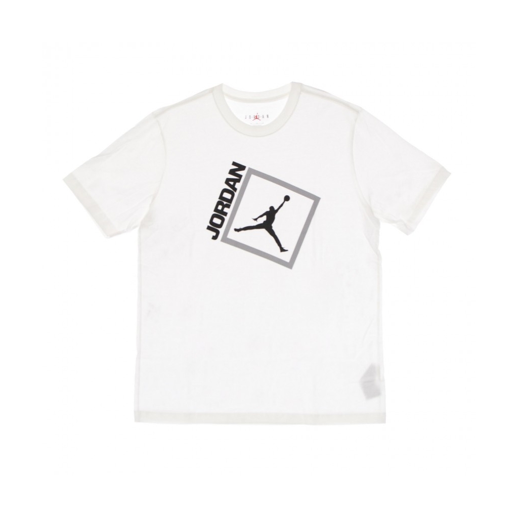 maglietta uomo jumpman box short-sleeve tee crew WHITE/BLACK