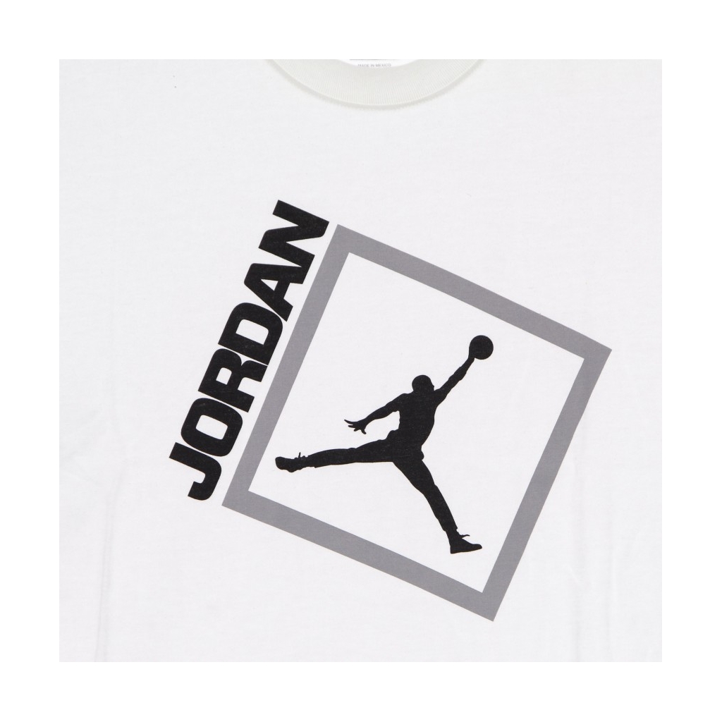 maglietta uomo jumpman box short-sleeve tee crew WHITE/BLACK