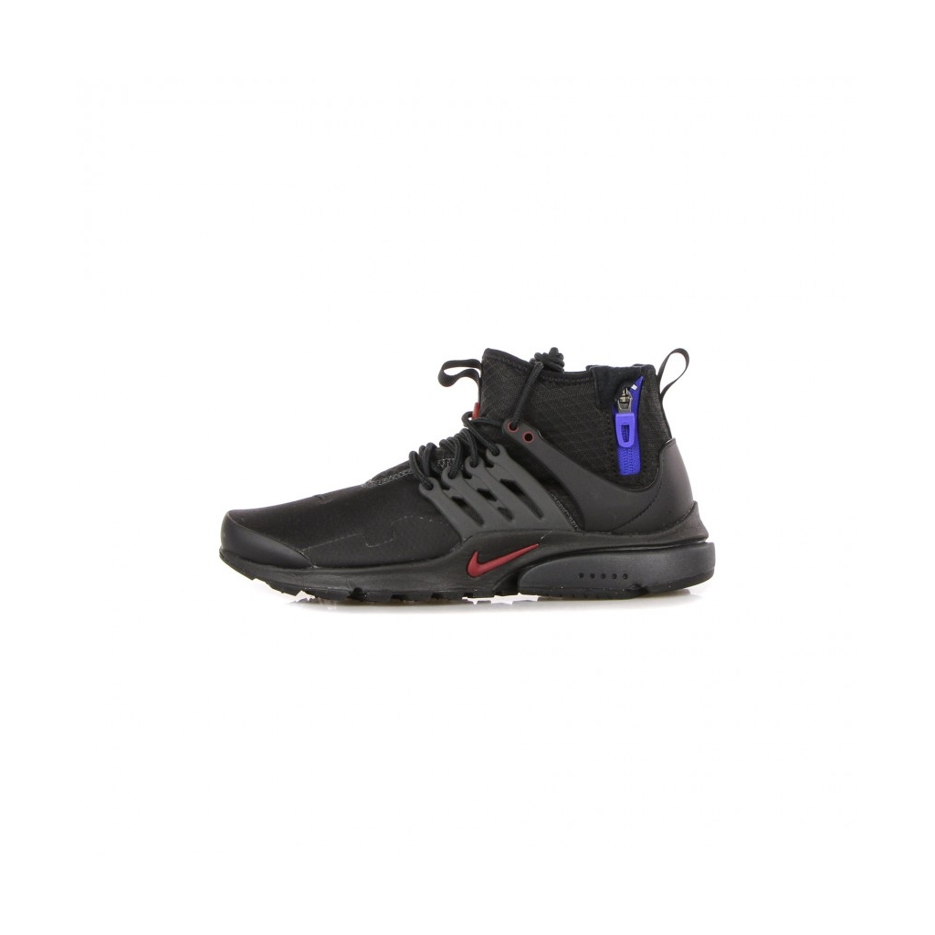 scarpa alta uomo air presto mid utility BLACK/TEAM RED/ANTHRACITE/RACER BLUE