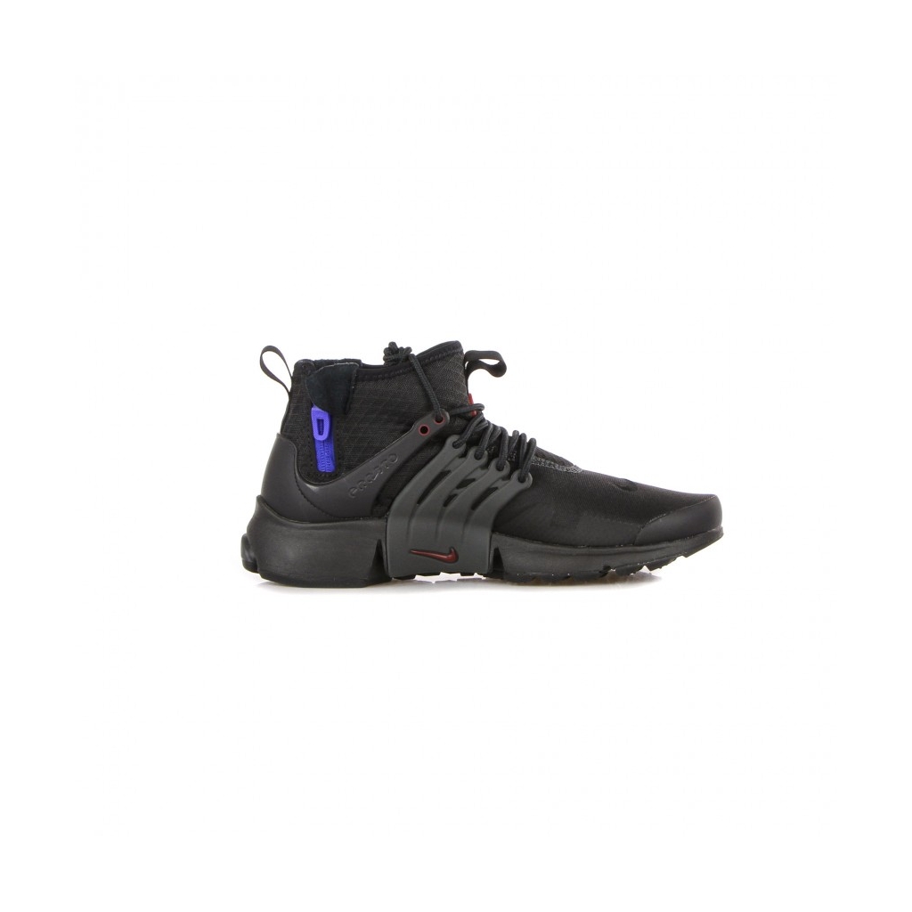 scarpa alta uomo air presto mid utility BLACK/TEAM RED/ANTHRACITE/RACER BLUE