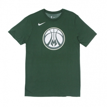 maglietta uomo nba dri fit essential logo tee milbuc GREEN