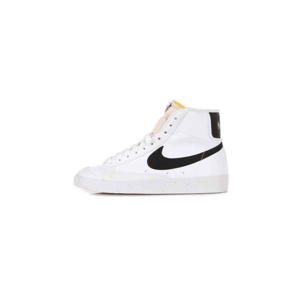 scarpa alta donna w blazer mid 77 next nature WHITE/BLACK