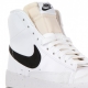 scarpa alta donna w blazer mid 77 next nature WHITE/BLACK