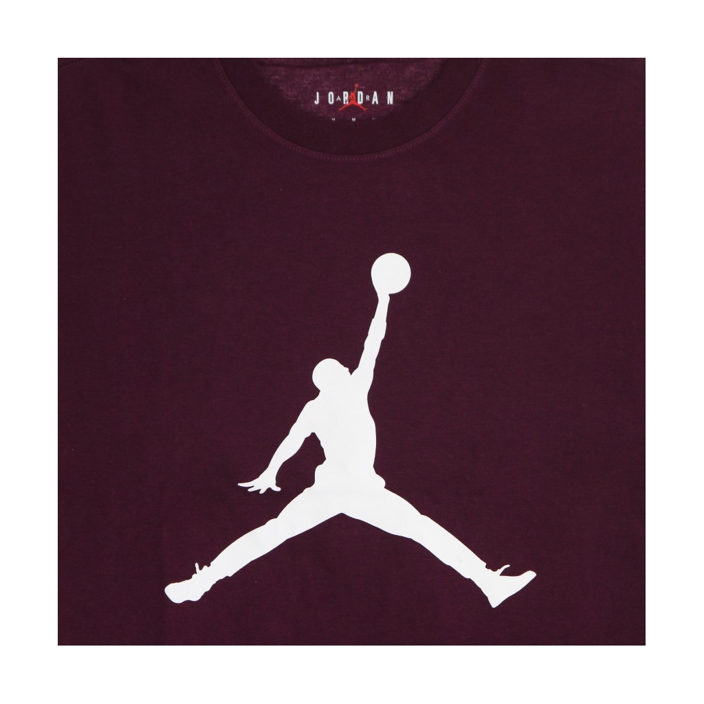 maglietta uomo jumpman crew BORDEAUX/WHITE