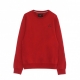 felpa girocollo uomo essential fleece crew GYM RED