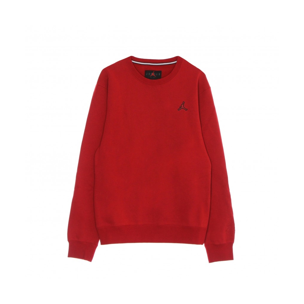 felpa girocollo uomo essential fleece crew GYM RED