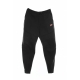 pantalone tuta leggero uomo tech fleece brushed jogger BLACK