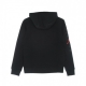 felpa cappuccio ragazzo nba po fleece cts statement hoodie houroc BLACK