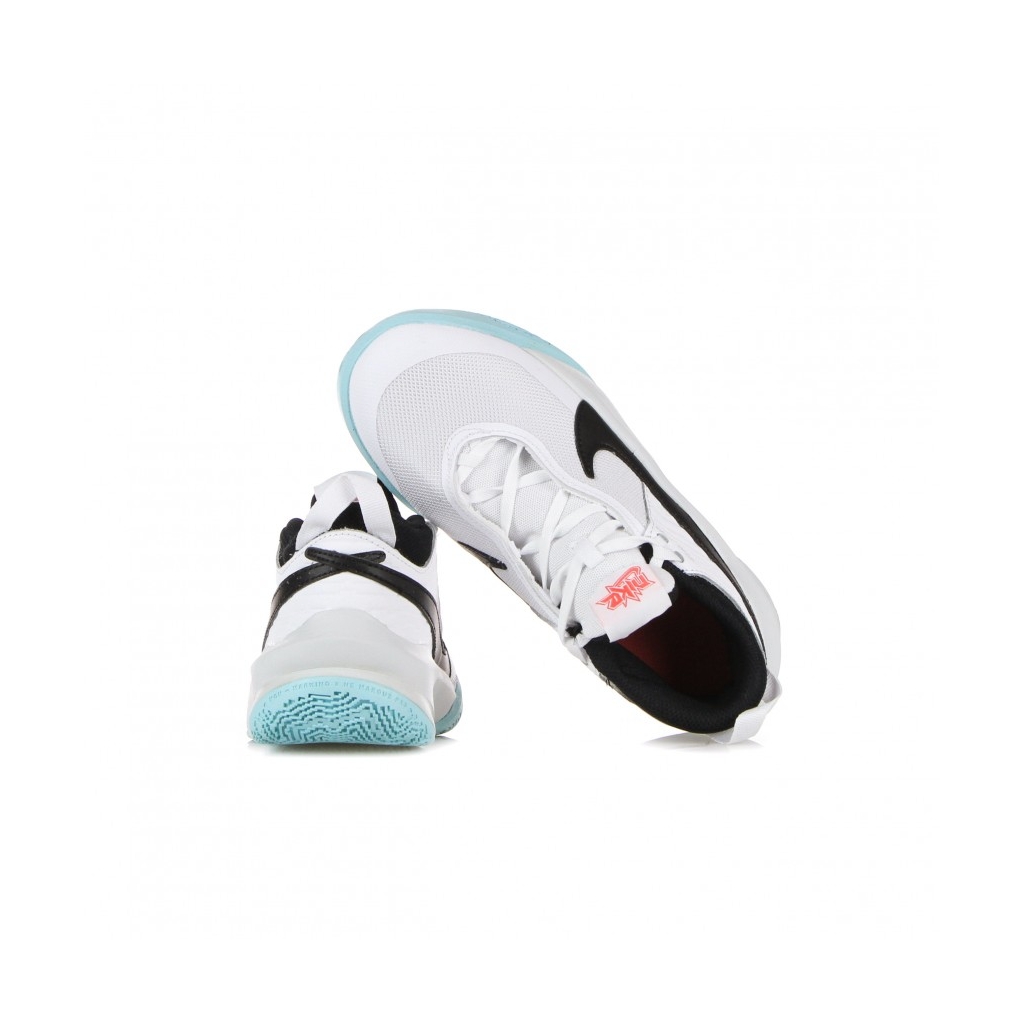 scarpa bassa ragazzo team hustle d 10 gs WHITE/BLACK/PHOTON DUST/MAGIC EMBER