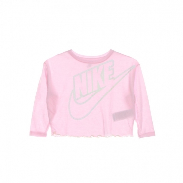 maglietta manica lunga bambina l/s graphic crew tee PINK FOAM