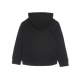 felpa cappuccio bambina futura fleece hoodie BLACK