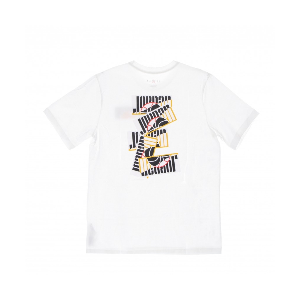 maglietta uomo sport dna crew tee WHITE/WHITE/BLACK