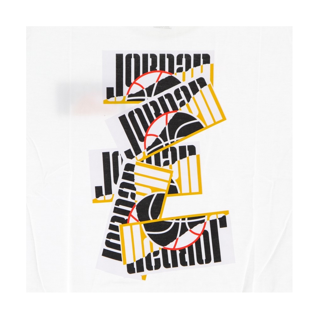 maglietta uomo sport dna crew tee WHITE/WHITE/BLACK