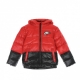 piumino bambino color block down jacket UNIVERSITY RED