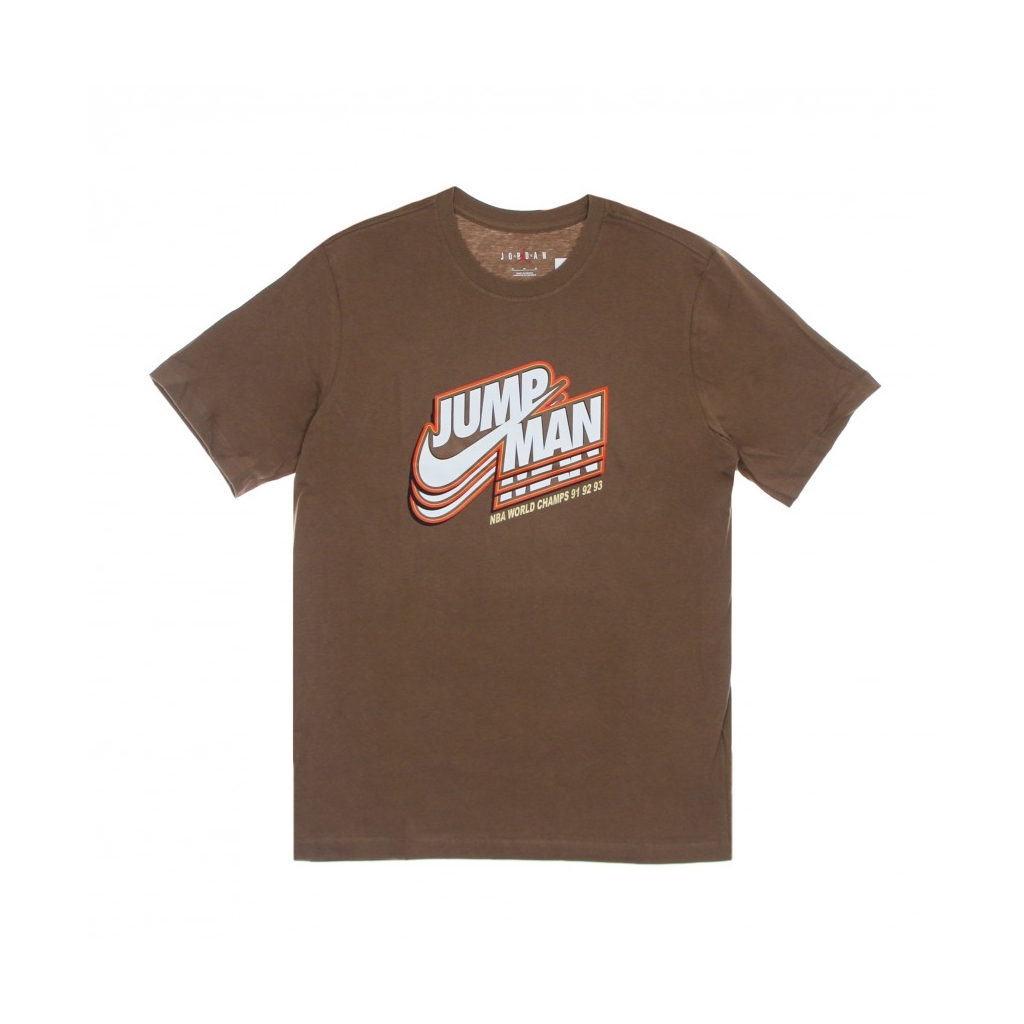 maglietta uomo jumpman gfx tee ARCHAEO BROWN/METALLIC GOLD