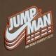 maglietta uomo jumpman gfx tee ARCHAEO BROWN/METALLIC GOLD