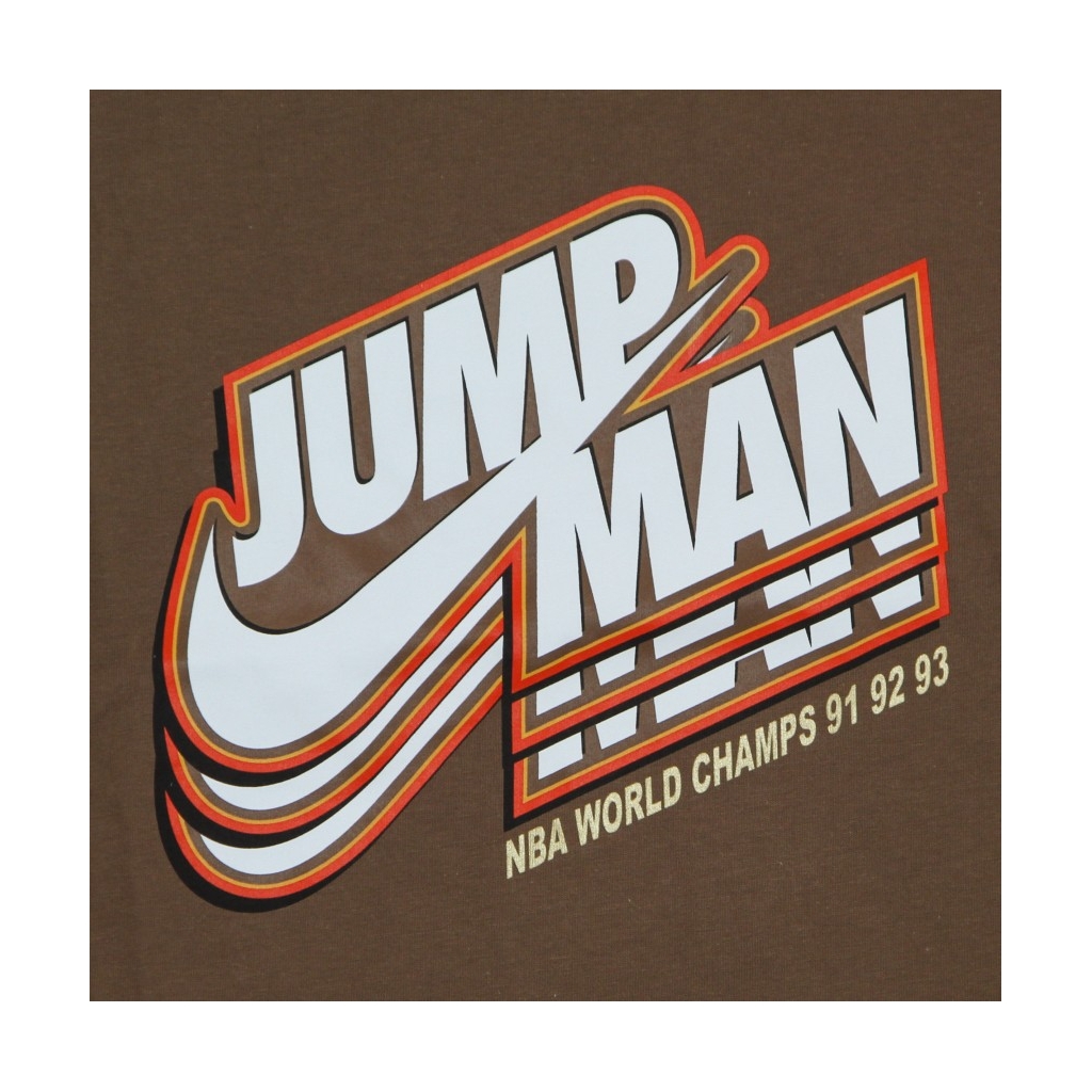 maglietta uomo jumpman gfx tee ARCHAEO BROWN/METALLIC GOLD