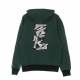 felpa cappuccio uomo sport dna hbr fleece po hoodie NOBLE GREEN/BLACK