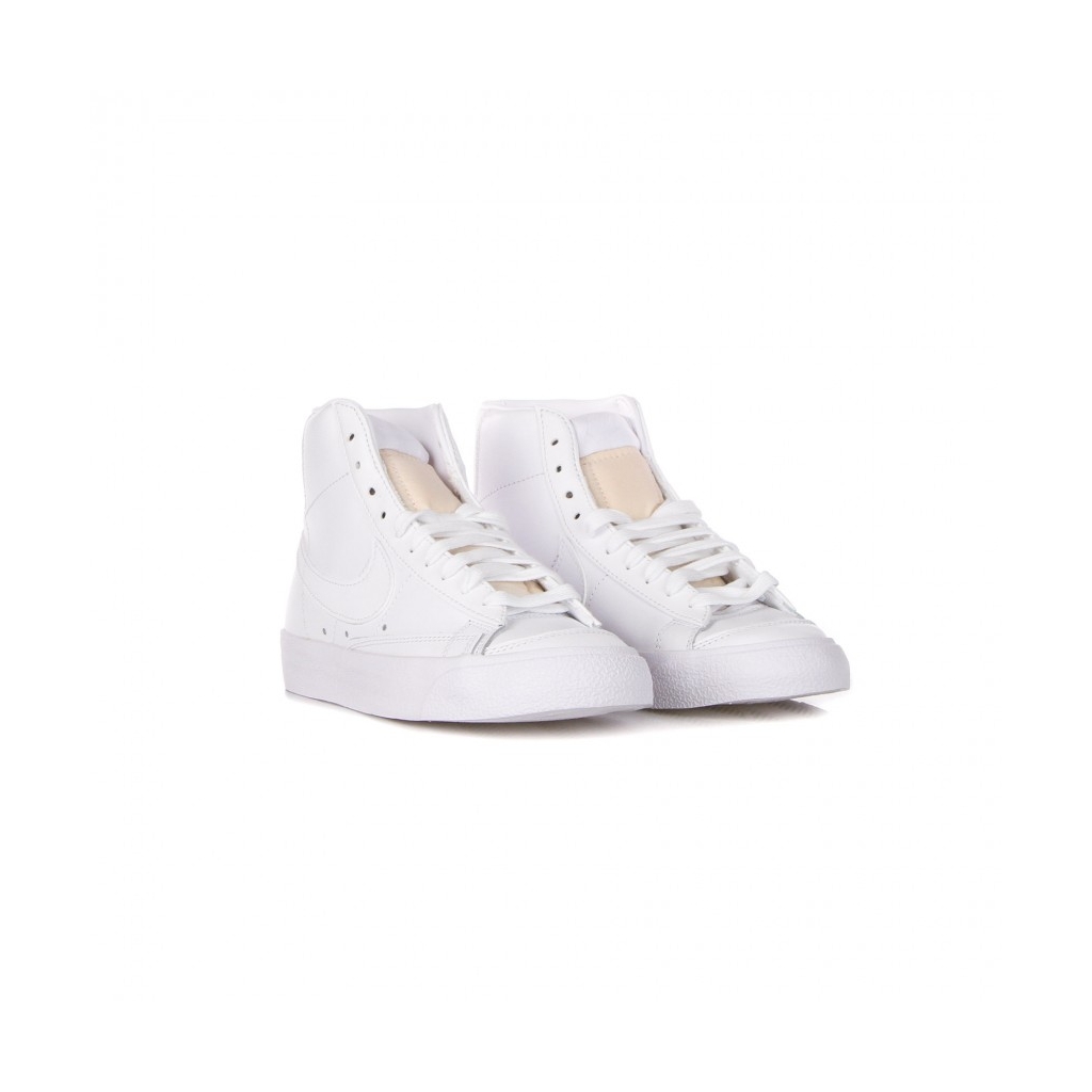 scarpa alta donna w blazer mid 77 WHITE/WHITE/WHITE/BLACK