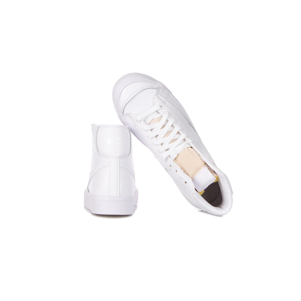 scarpa alta donna w blazer mid 77 WHITE/WHITE/WHITE/BLACK