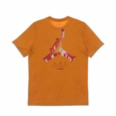 maglietta uomo jumpman 3d crew LIGHT CURRY/MYSTIC HIBISCUS