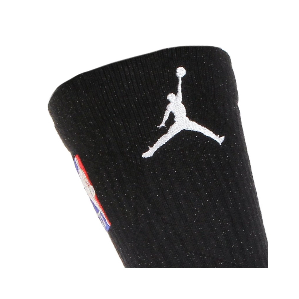 calza media uomo nba jordan crew 75 BLACK/WHITE