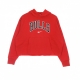 felpa cappuccio donna nba fleece essential po hoodie chibul UNIVERSITY RED